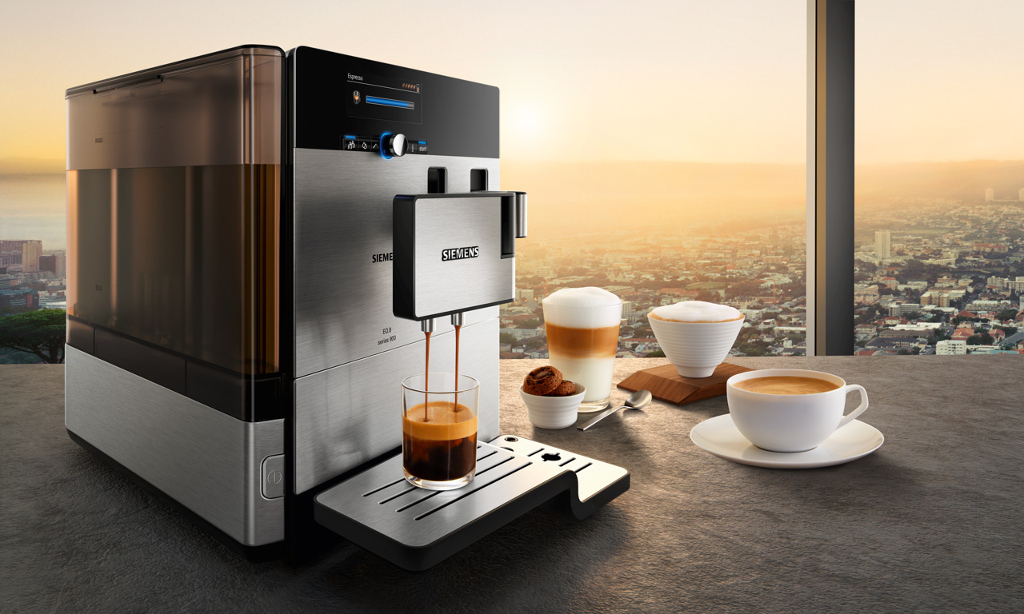 Siemens EQ.8 espressoapparaat. Bron: Siemens.