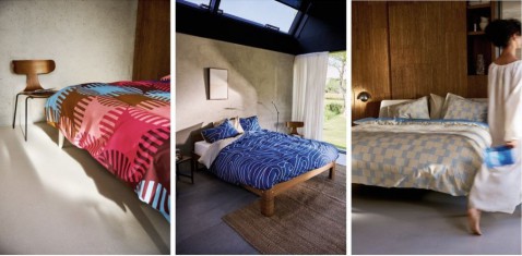 Foto : Terug naar binnen met Aupings najaarscollectie bedtextiel Enclose