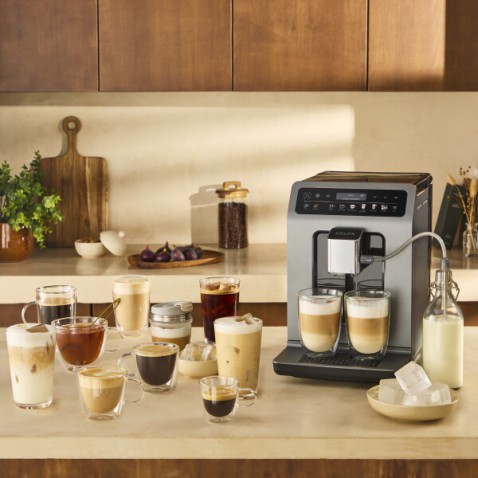 Foto : Espressomachine voor warme én koude koffierecepten