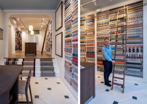 Foto : Traploperspecialist De Roode Loper opent derde winkel in Amsterdam Oud-Zuid