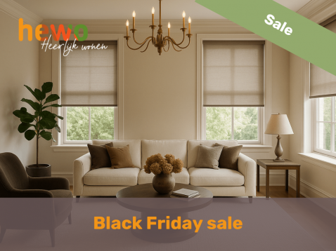 Foto : Black Friday bij Hewo Raamdecoratie