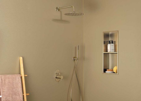 Foto : AluSplash 2023 - Luxe wandpanelen voor de badkamer