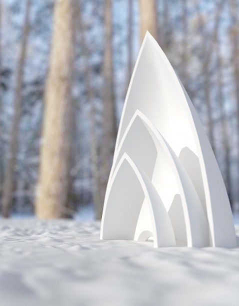 Foto : Solo in de sneeuw