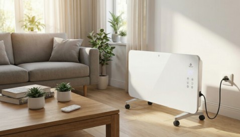 Foto : Elektrische kacheltjes terug in de woonkamer: