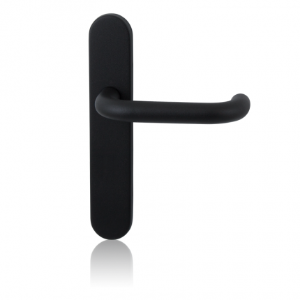 Foto: gpf8205 20 hoa deurkruk op langschild zwart 1.jpg