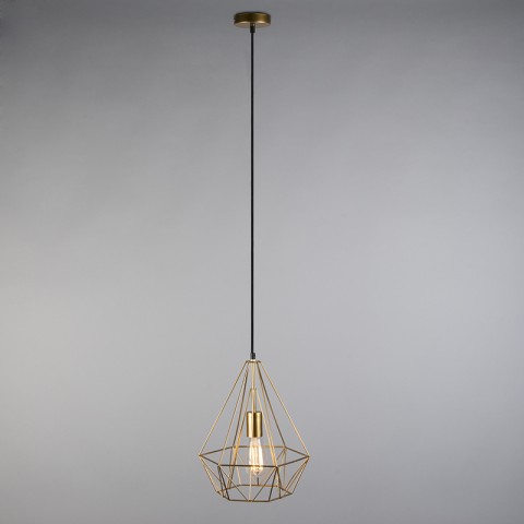 Foto: Hanglamp Carcass eco goud (1)