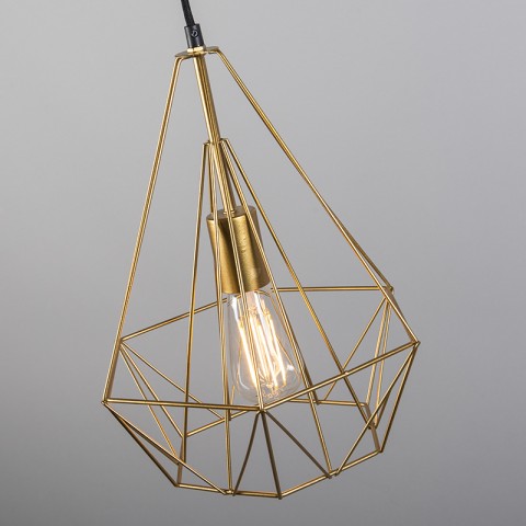 Foto: Hanglamp Carcass eco goud (2)