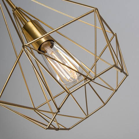 Foto: Hanglamp Carcass eco goud (3)