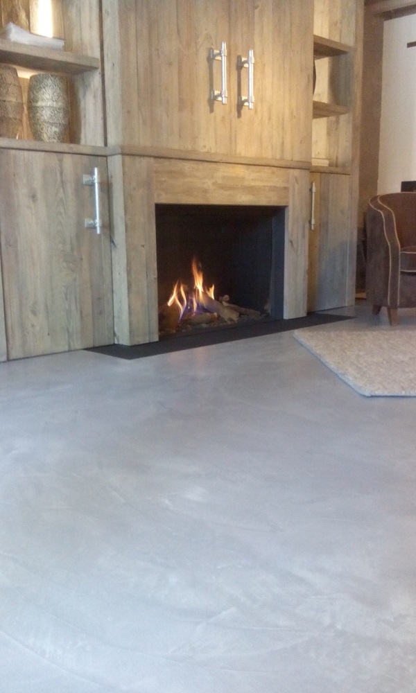 Foto: Beton vloer grijs 1