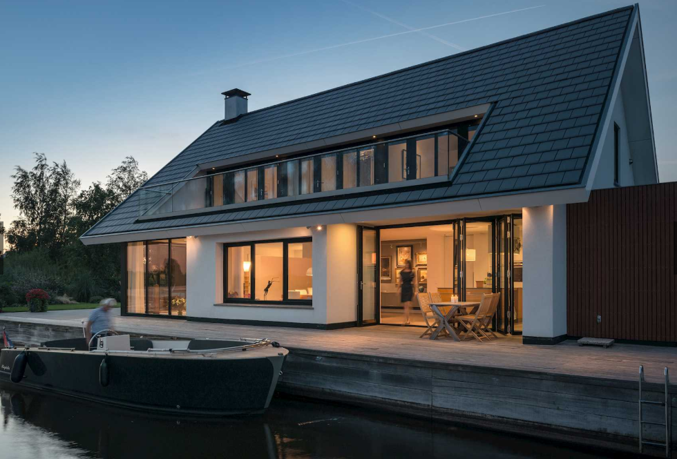 Foto : Hoe vouwwanden wonen aan het water transformeren