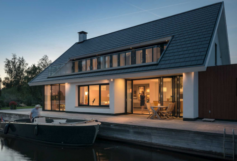 Foto : Hoe vouwwanden wonen aan het water transformeren