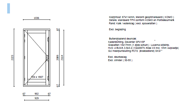 Foto: 2018 kozijn met deur