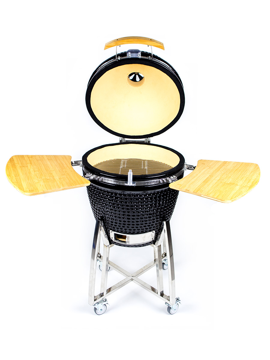 Foto: the columbus kamado zwart 21 inch 2