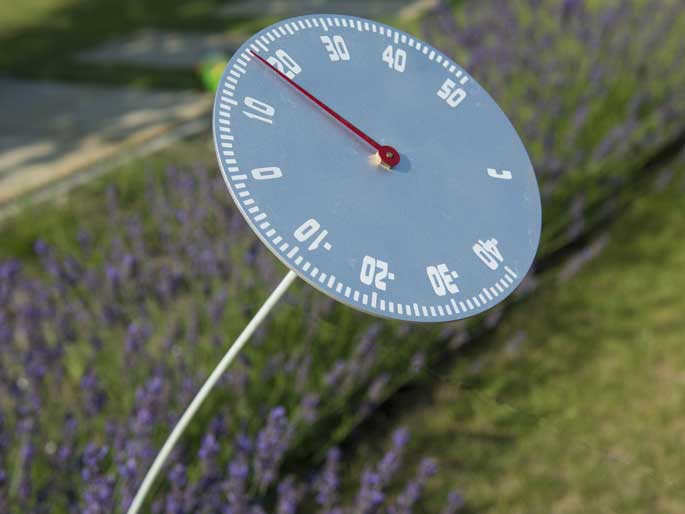 Foto: swing design tuin thermometer
