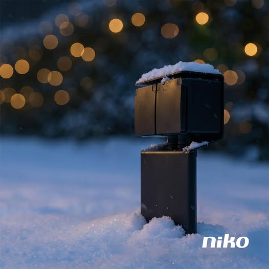 Foto : Sfeervolle kerstverlichting in de tuin, zonder gedoe