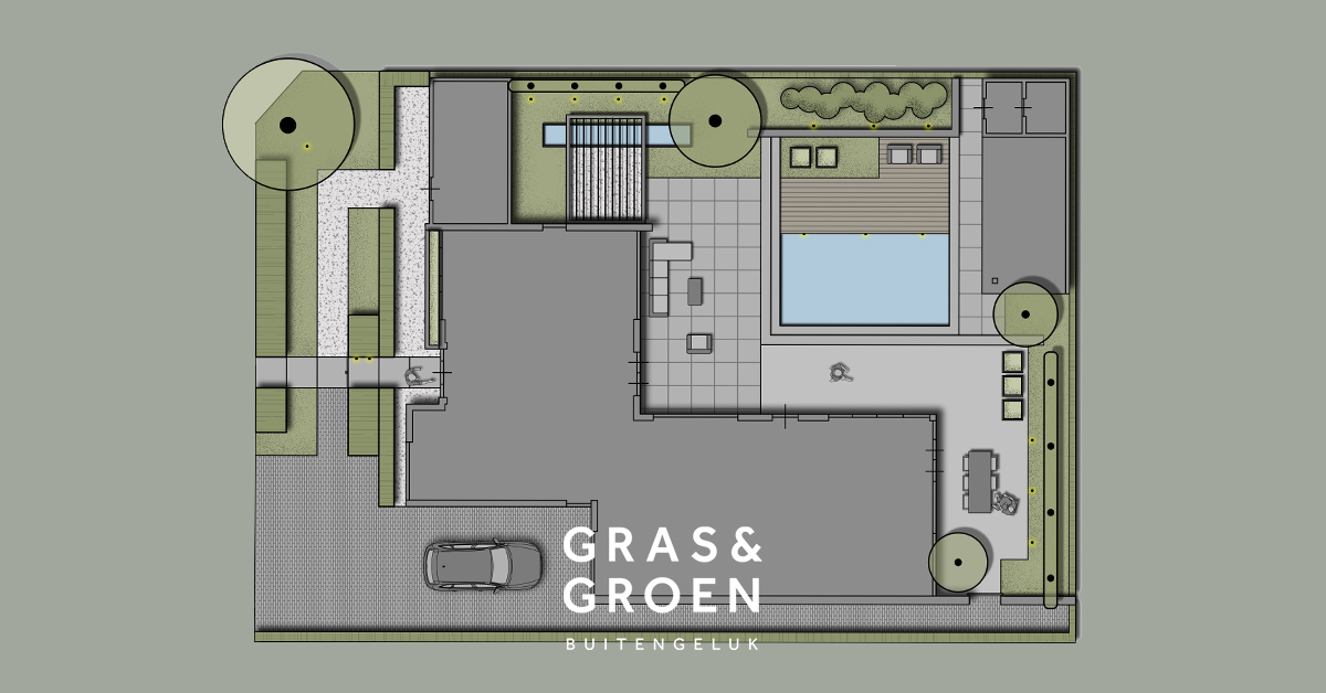 Foto : Van Plattegrond naar Beleving: Ontdek je Droomtuin in 3D
