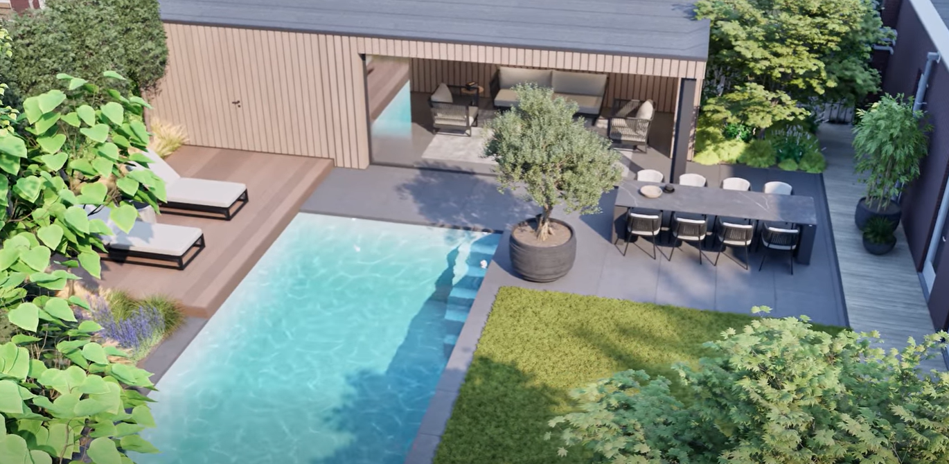 Foto : Sneakpreview: High-end tuin in Vught in 3D
