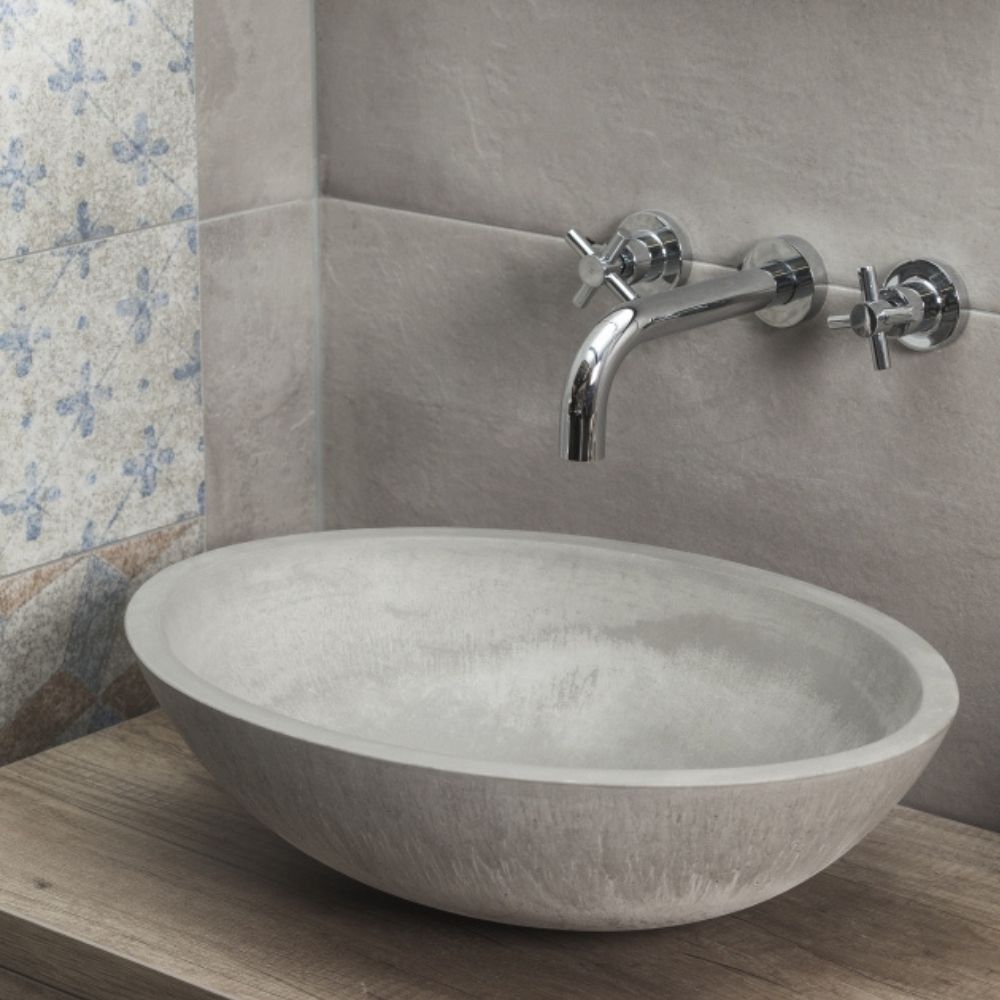 Foto: waskom beton ovaal 51cm