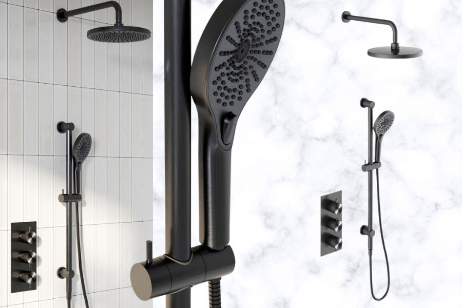 Foto: doucheset gunmetal