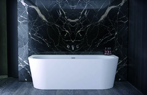 Foto : Windsor Bathrooms | Klassiek half vrijstaand bad Clamecy Wall