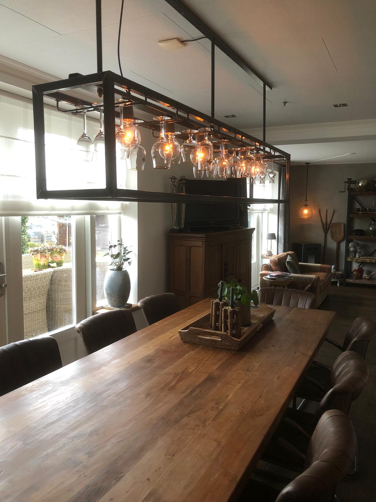 Foto: Hanglamp wijnglazen 2