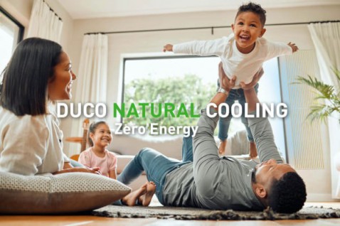 Foto : Duco Natural Cooling biedt slim en energiezuinig antwoord op oververhitting