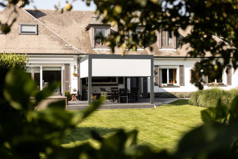 Textielwanden bij een Brustor B200XL