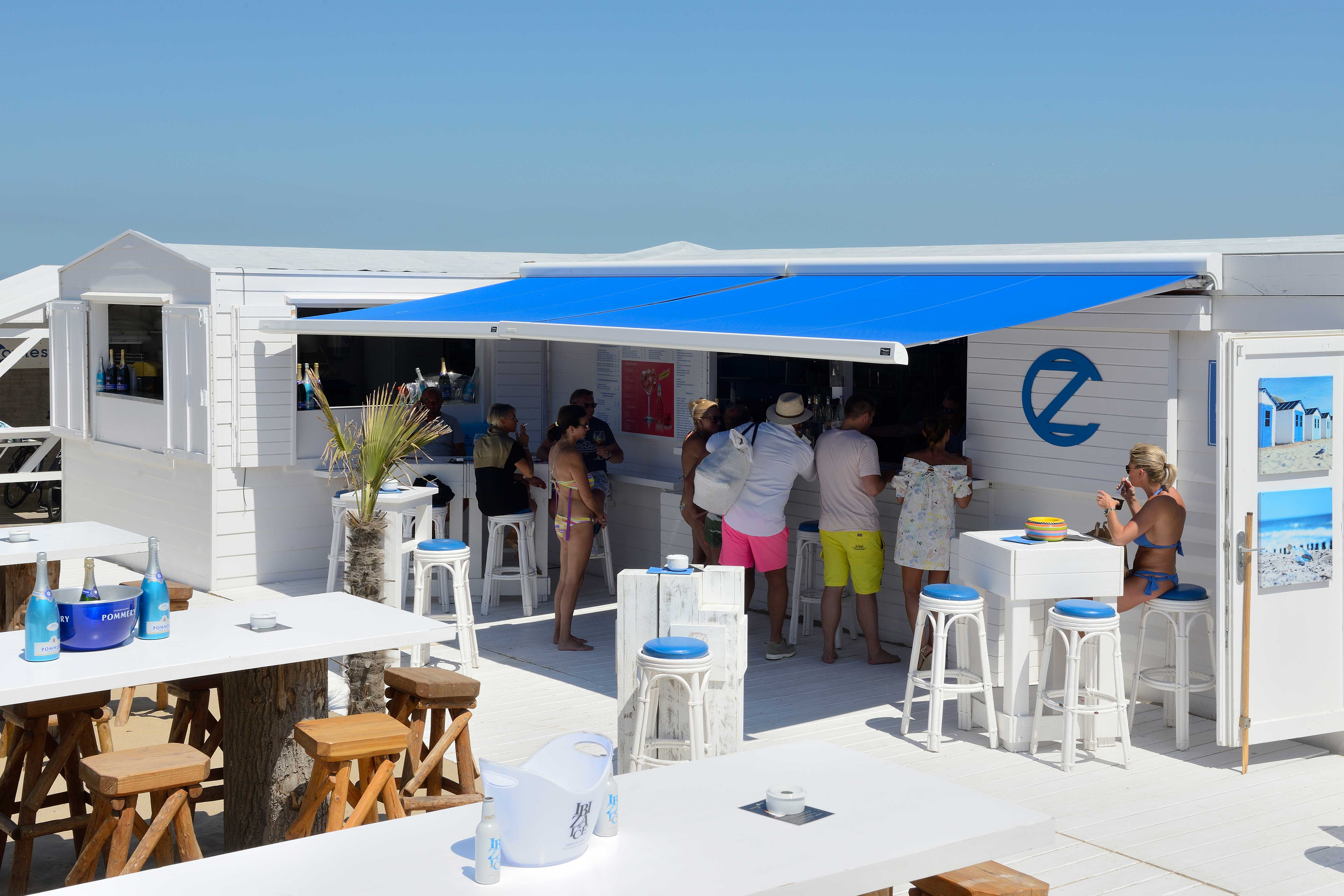 B25 met fel doek voor horeca