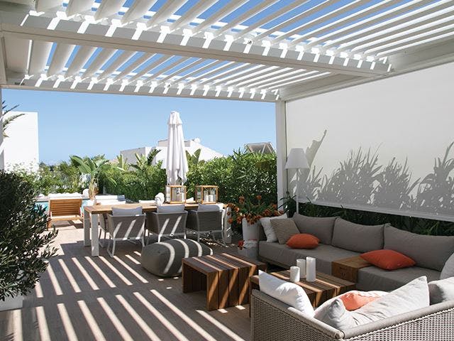 Foto: Wonennl Brustor terrasoverkapping lamellendak 2