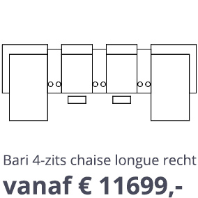 Foto: Trimotica bari 4 zits chaise longue recht