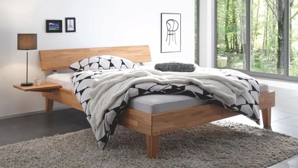 Foto: Wonennl Hasena bed wood line 04