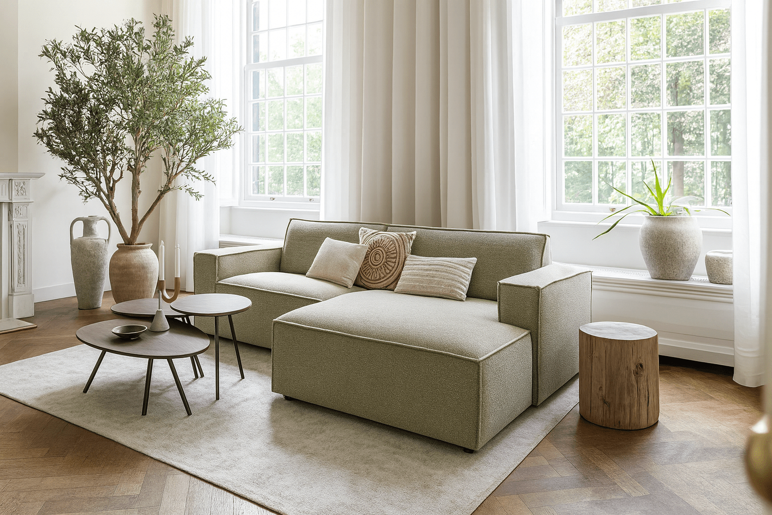 Foto : Welke soorten raamdecoratie passen bij de Japandi interieurstijl?