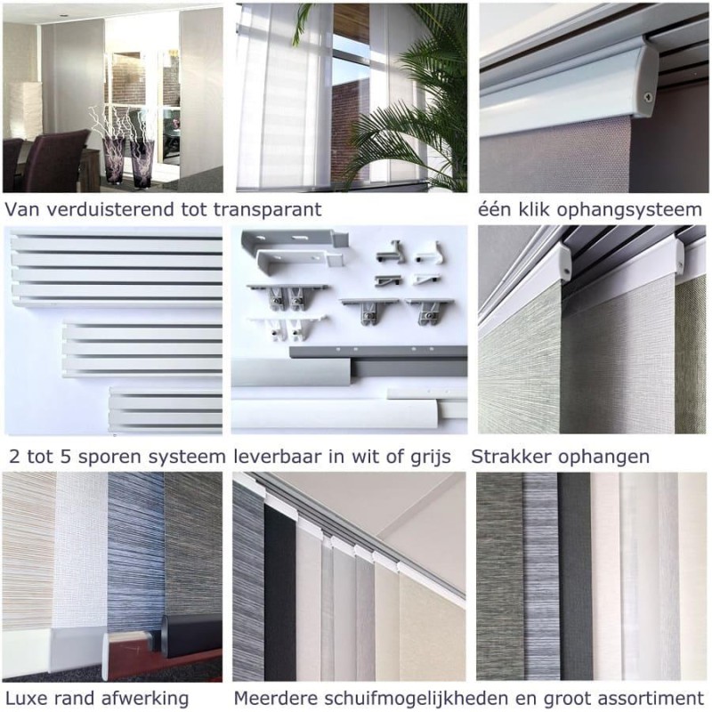 Foto: kwaliteit overzicht paneelgordijnen  800x800