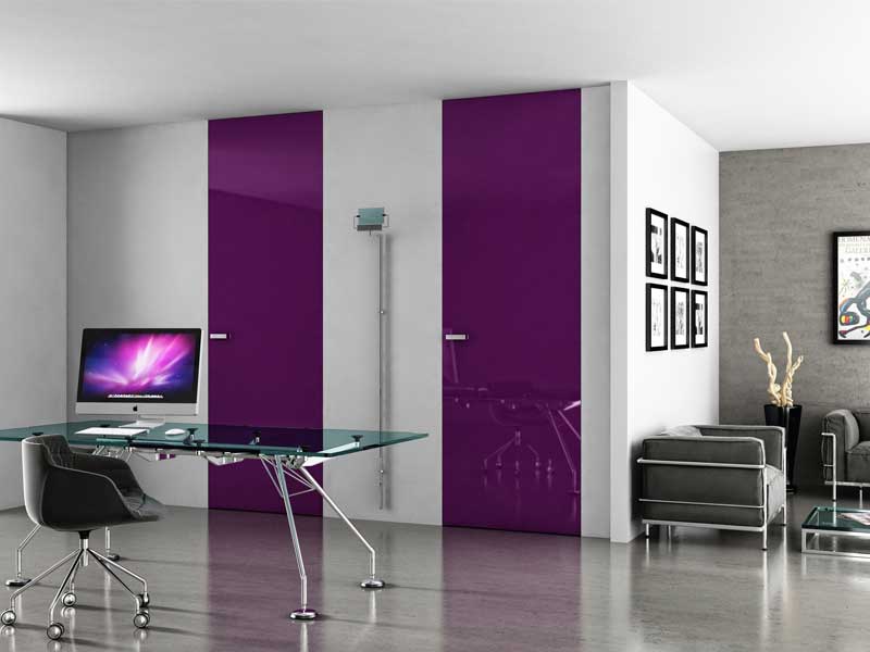 Deursysteem Absolute swing voor een design deur