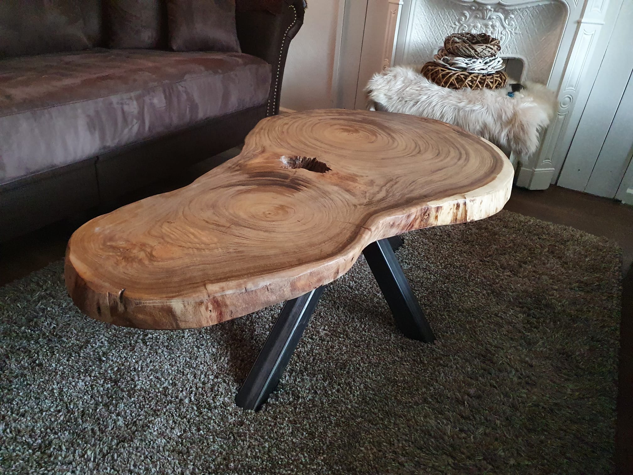 Foto: salontafel spinpoot