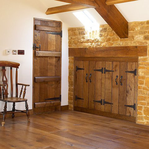 Foto: eiken multiplank vloerderij