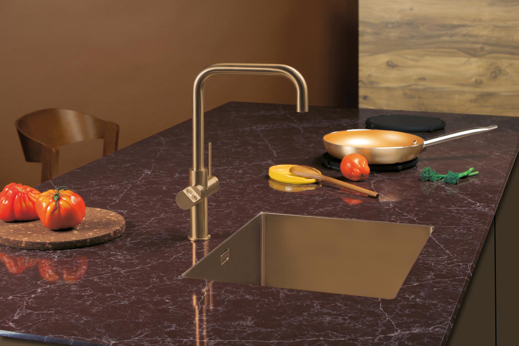 Foto : Evora Qstone 2026: Luxe Marmerlook in Vier Nieuwe Kleuren