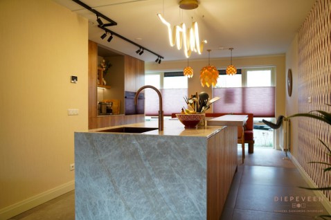 Foto : Ruime leefkeuken