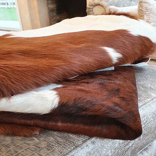 Foto: bruine koeienhuiden