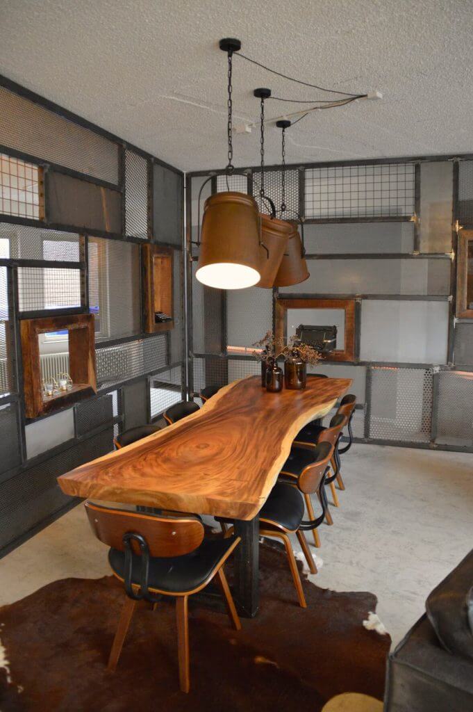 Foto: wonennl teak boomstamtafel 1 681 02