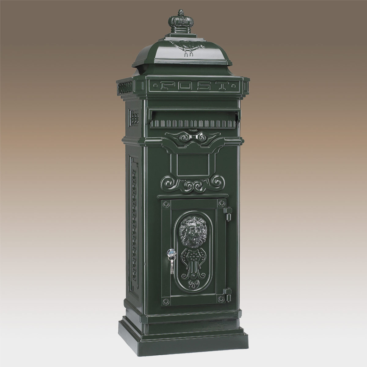 Foto: 1750 bruin brievenbus 