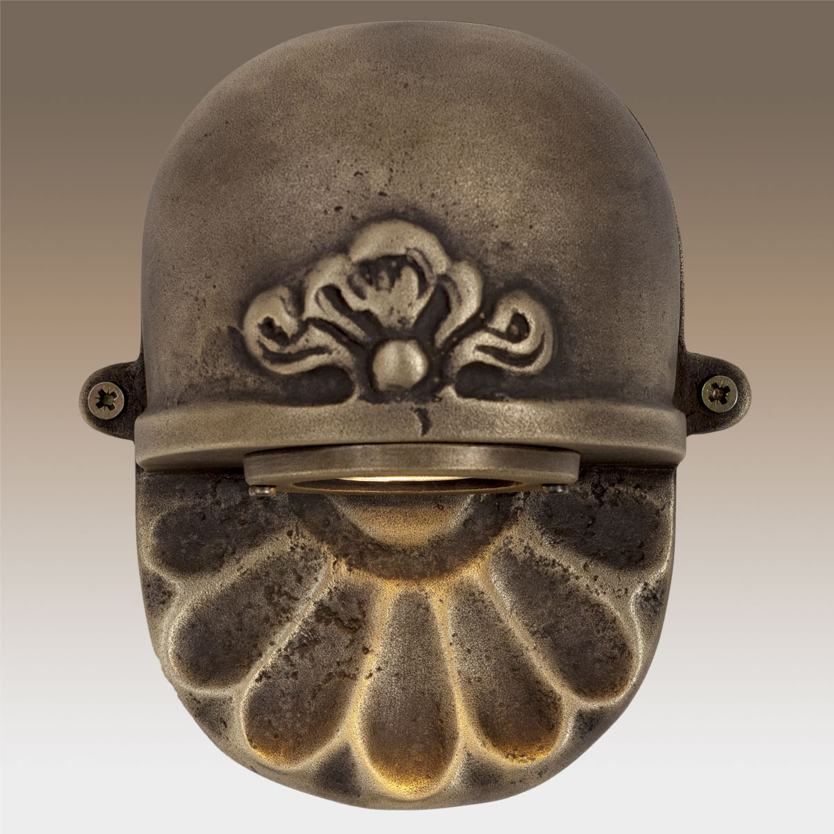 Foto: Bronzen Muurlamp Tramonto 