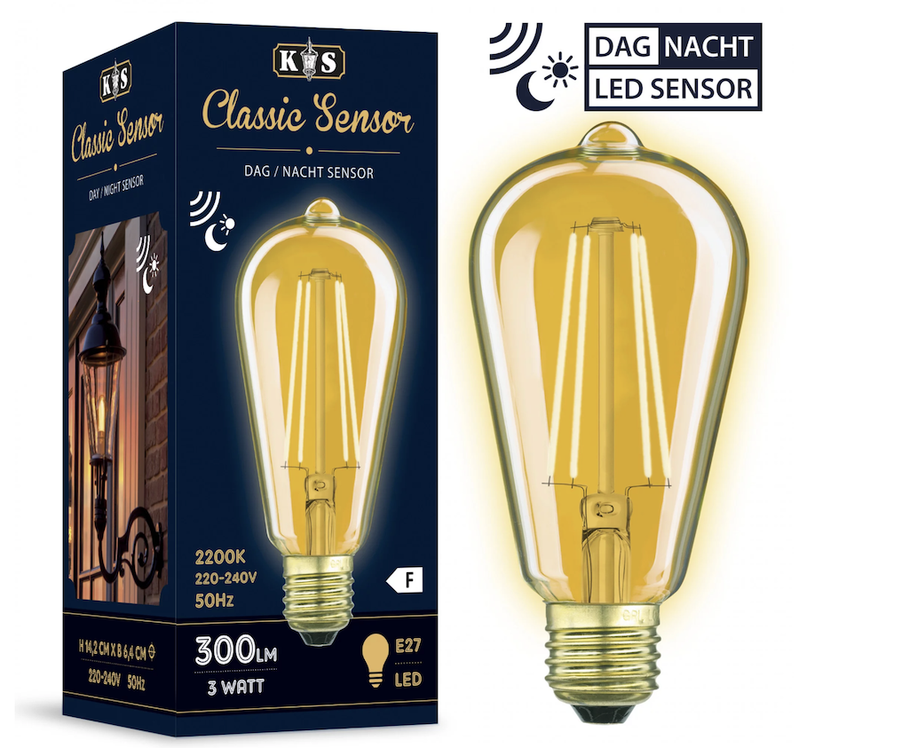 Foto : Classic Sensor LED 3W dag/nacht