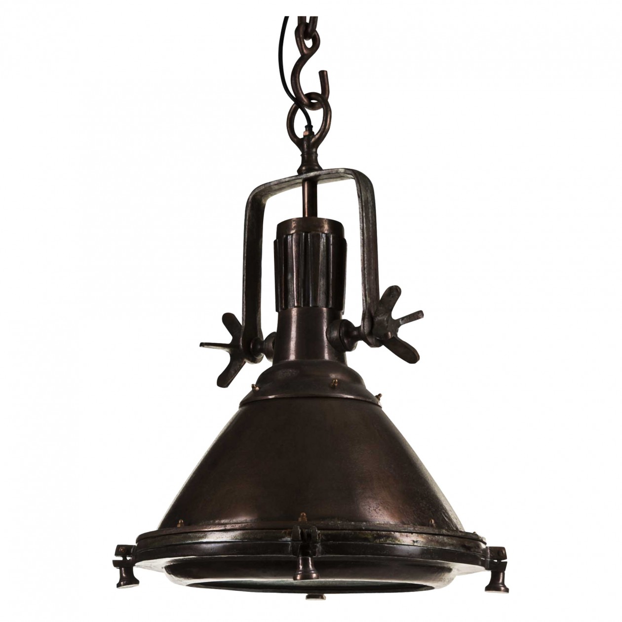 Foto: w3 664998 alu copper lamp hanging vintage