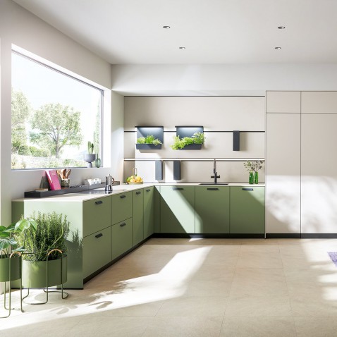 Foto : Linoleum in de keuken: Duurzaam, stijlvol en praktisch