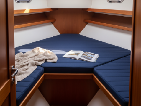 Foto : Bootmatras op maat: comfortabel slapen aan boord begint bij maatwerk