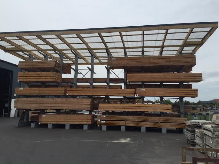 Foto: Opslag Lariks Douglas hout