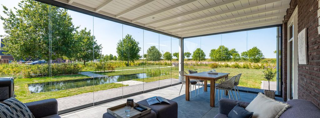 Foto: metalura nl glazen schuifwand wonen nl terras kopen