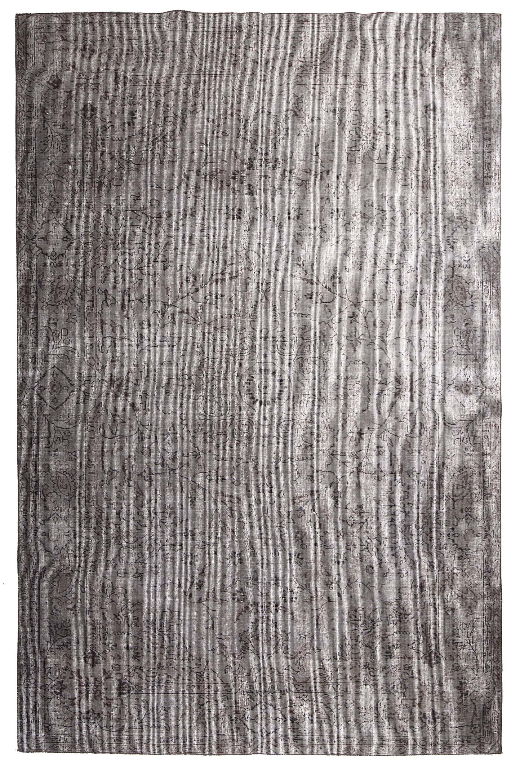 Foto: vintage recoloured rug kleur grijs 190x293cm