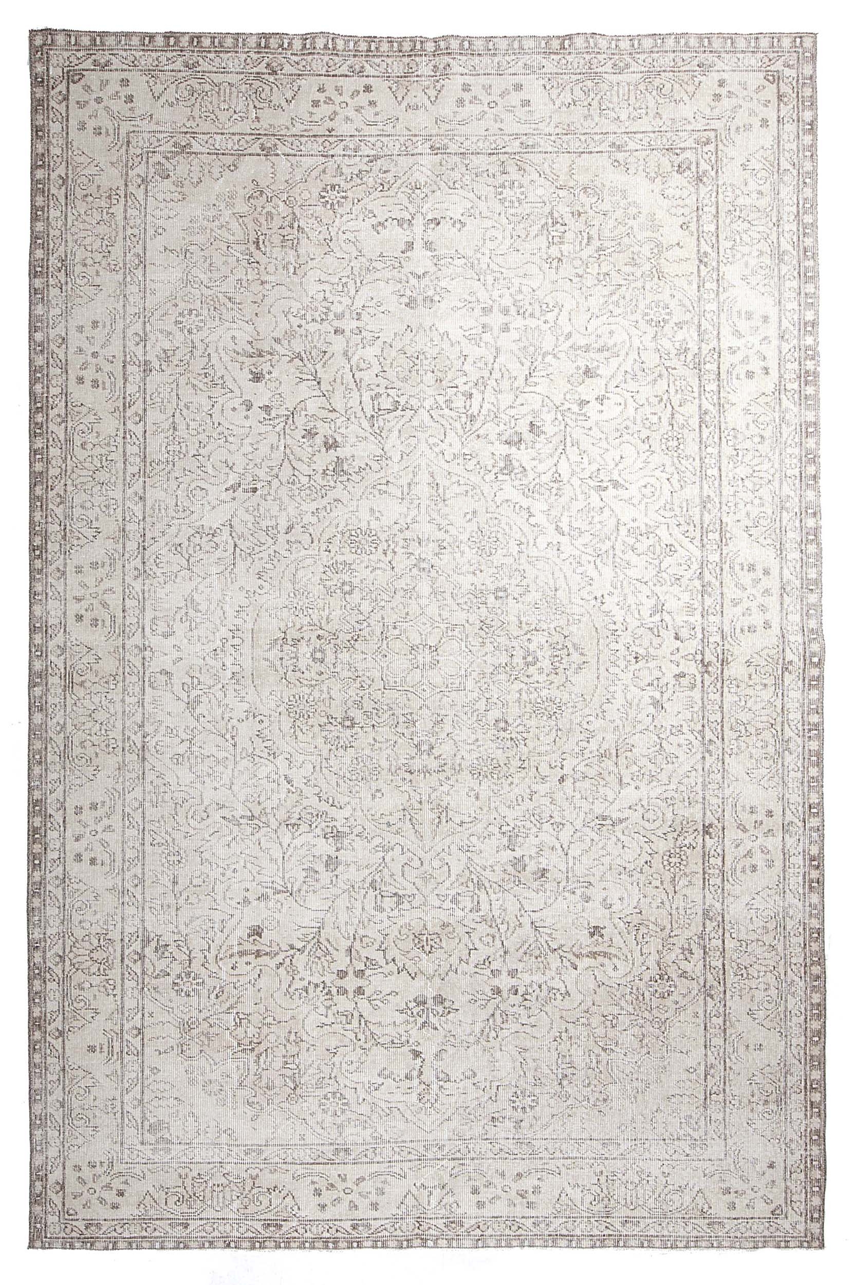 Foto: vintage recoloured rug kleur whitewash 190x300cm